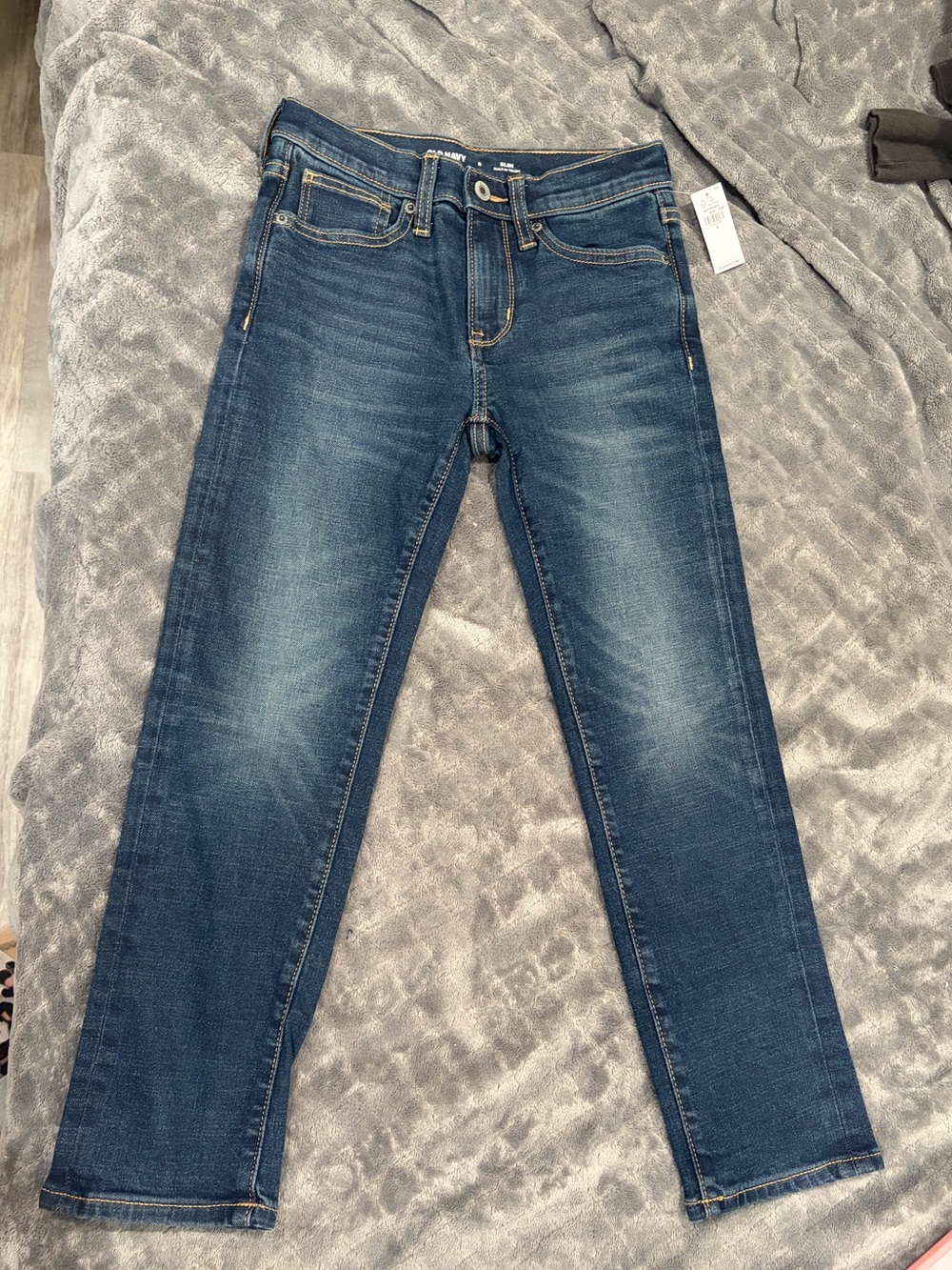 Old Navy Women's Dark Wash Straight Leg Jeans